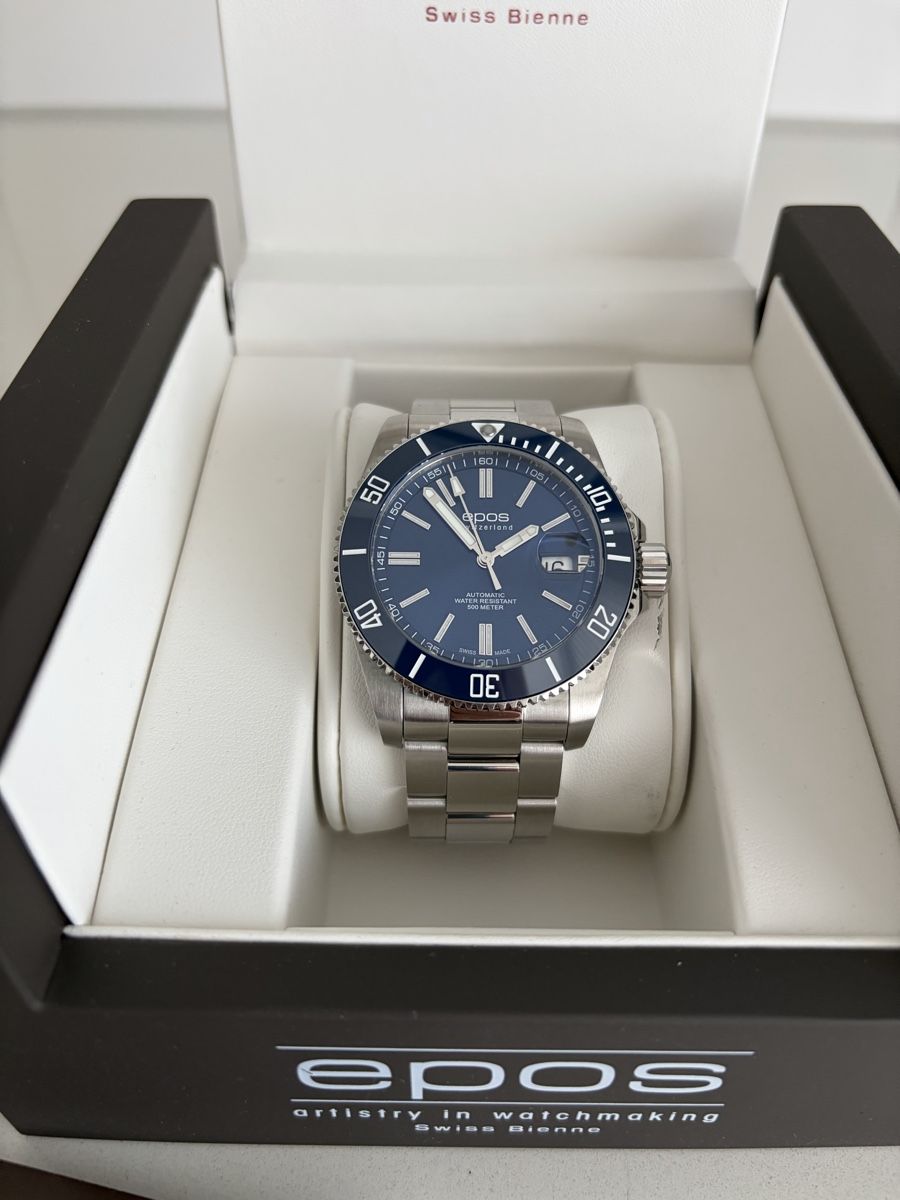 Epos Orologi: Neuwertige Epos 3504 Diver blau – Nuovo (secondo la descrizione) da Zürich venduto da masako 7