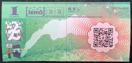 1 LÉMAN 2021 Schweiz/Frankreich Banknote Lokalgeld