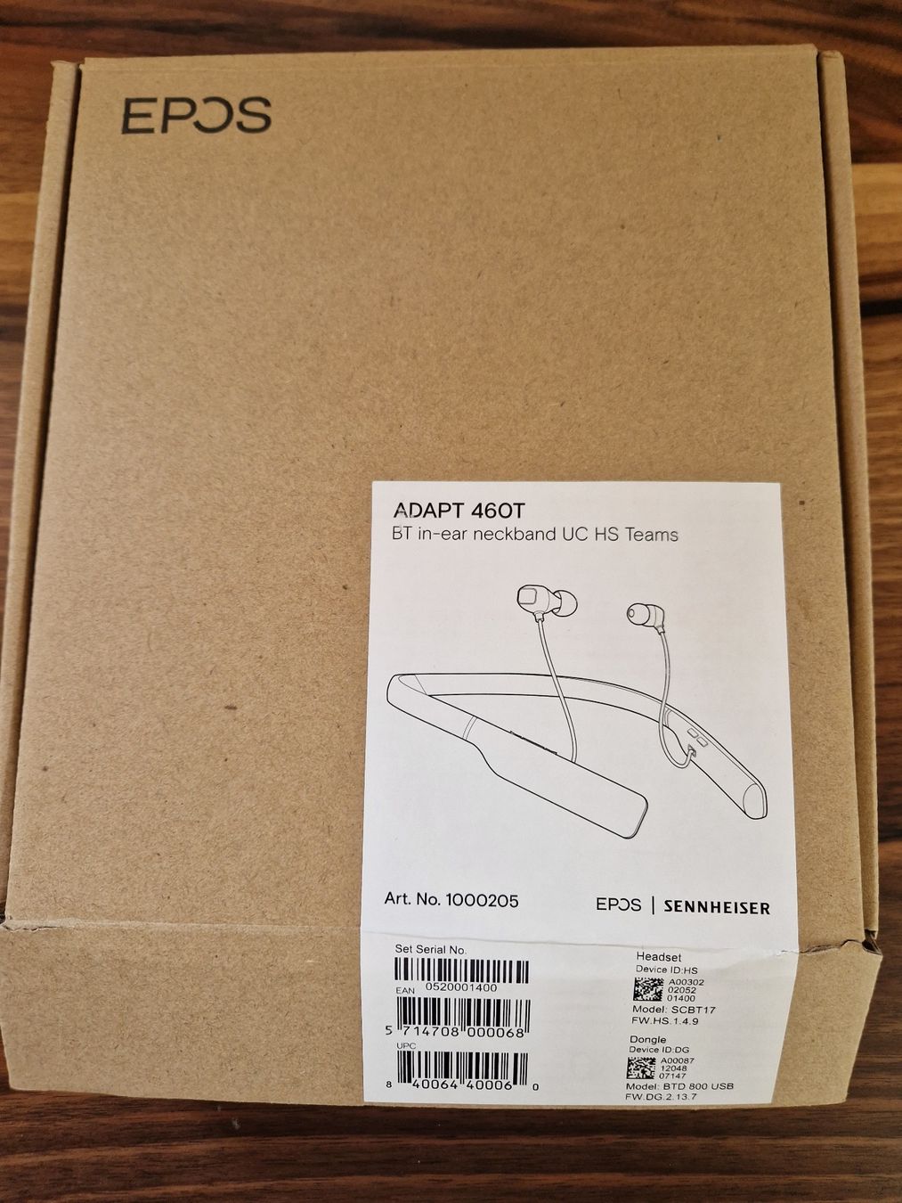 Epos Kopfhörer: EPOS Sennheiser ADAPT 460T ANC Office Headset – Neu und originalverpackt aus Müntschemier von fralion 3