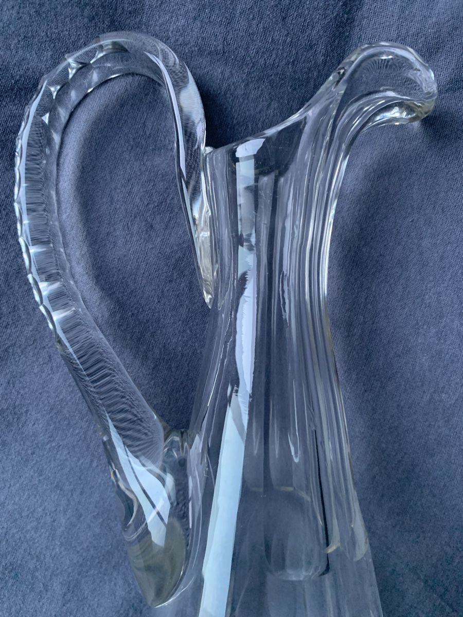 Caraffe: Vintage Kristall Glaskaraffe Dekander – Usato da Winterthur venduto da Darfweg 3