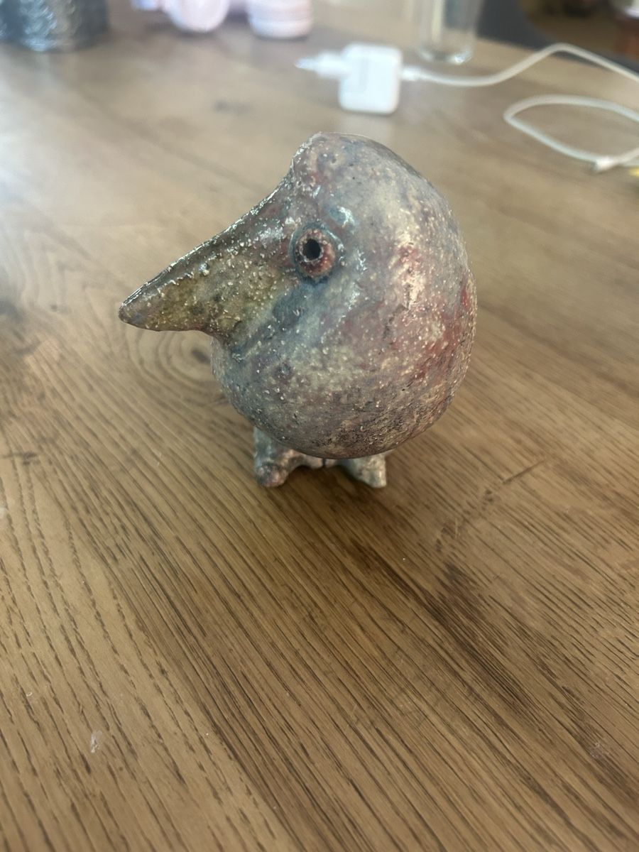 Statuette: Keramikfigur Vogel Ueli Schmutz – Usato da Bern venduto da miafilippa01 2