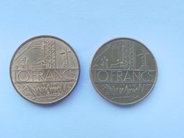 2 X 10 FRANCS MATHIEU 1976
