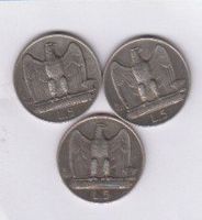 3X 5 Lire 2927 Silber.