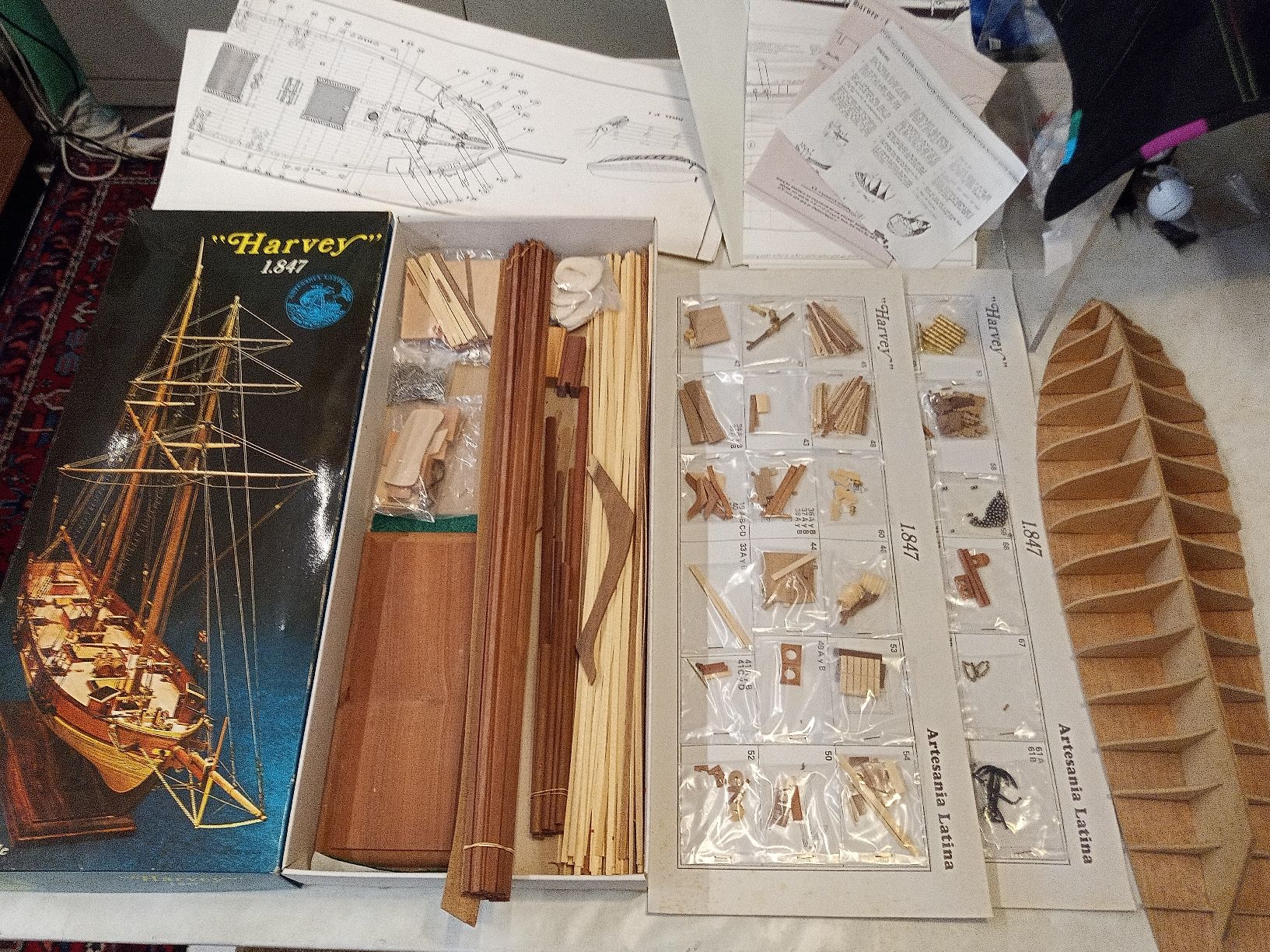 Modellbausätze & Standmodelle: "Harvey" 1.847, Schiffsmodell 1:50 - Baltimore Clipper – Neu (gemäss Beschreibung) aus Reiden von Zofi-Brocki 2