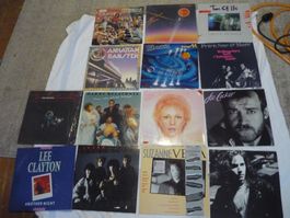 14x Vinyl - Musik 70er - 80er Pop Rock