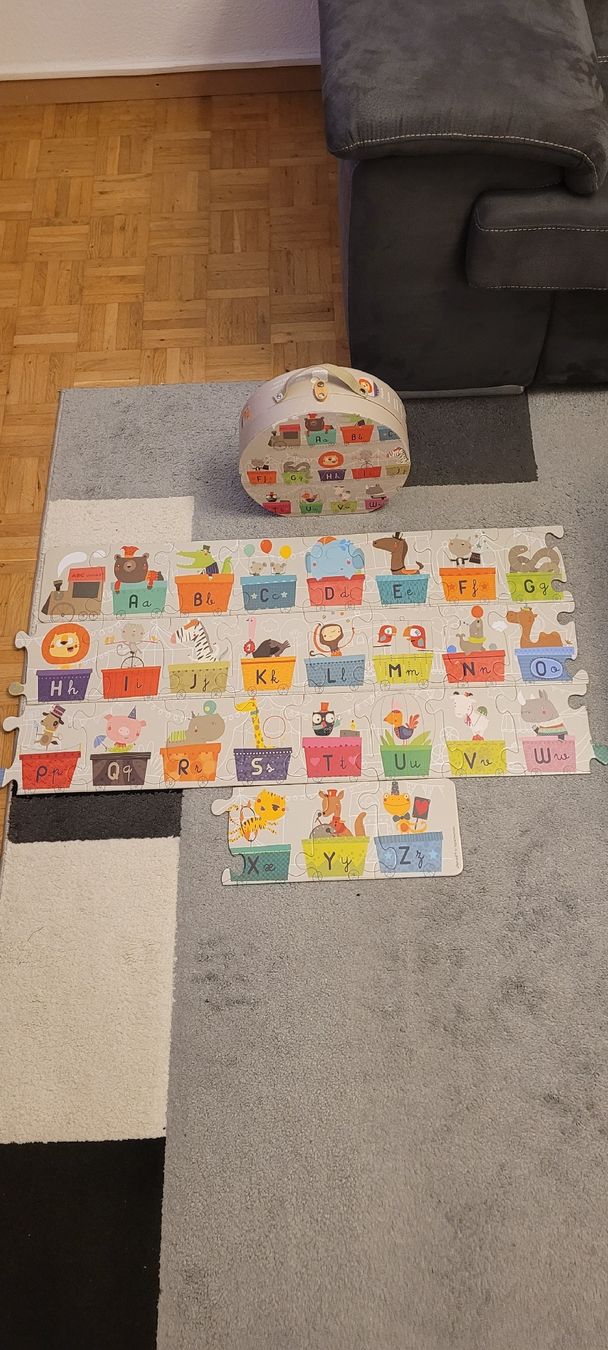 Djeco Giochi: Coffre Puzzle ABC Animaux  – Usato da Vevey venduto da obi_n8zc 2