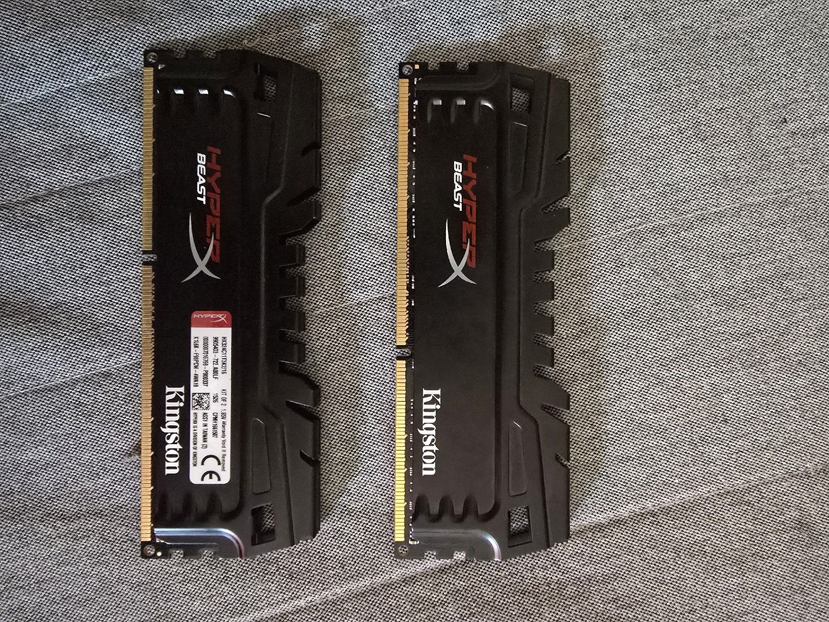 Kingston Memoria / RAM: barrette de ram Hyper Beat Kingston 2x 8GB – Usato da Lausanne venduto da angel_collections