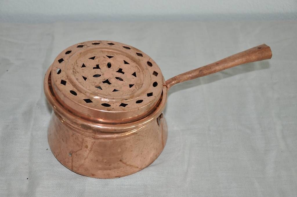 Padelle: Alte, antike Kupferpfannen-Set – Usato da Binningen venduto da epoque 4