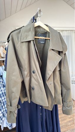 Zara Trenchcoat Khaki Grösse S guter Zustand