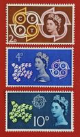 BRITISH EMPIRE ENGLAND QUEEN ELIZABETH CEPT EUROPA 1961**