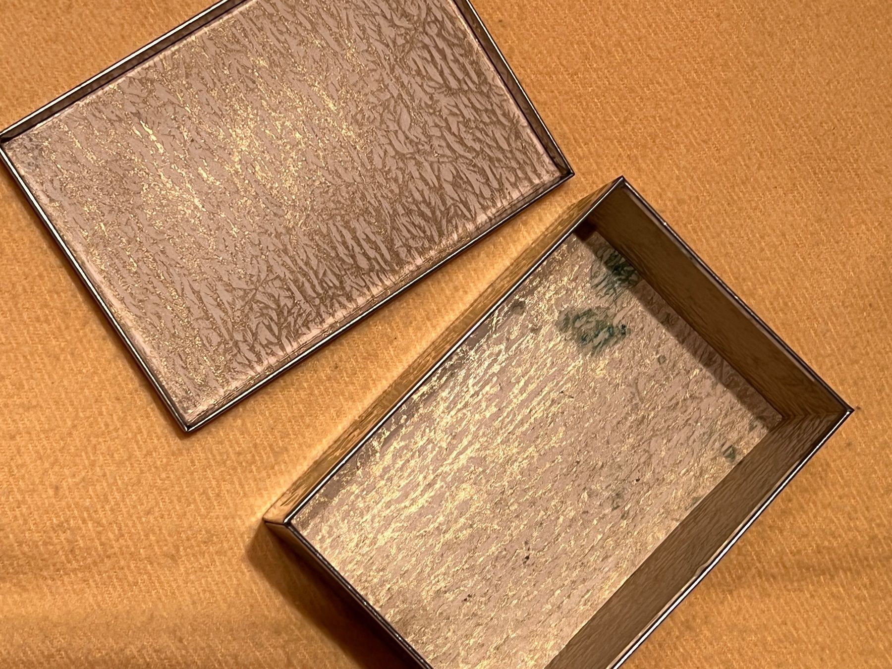 Cassapanche: Alte Box Schachtel Metall Schatulle – Usato da Wil venduto da fuschti01 3