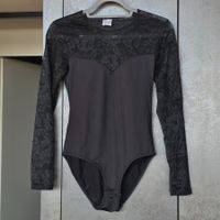 🐸 MADDISON SPITZEN BODY S MIT SPITZE SCHWARZ
