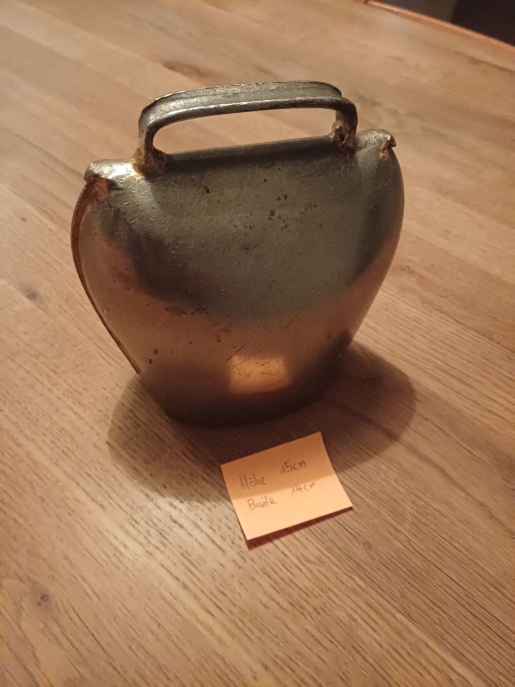 Campanacci mucche: Kuhglocke mit Henkel H 15cm B 14cm – Usato da Zuckenriet venduto da Res.