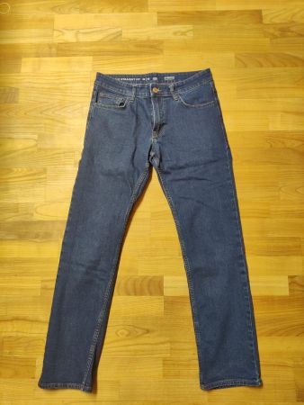 Stretch Jeans Herren Gr. 32/30 Straight Fit Dunkelblau, C&A