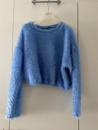 Pullover hellblau von Zara