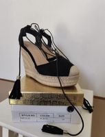 Keilabsatz Sandalen schwarz Grösse 39 Espardille