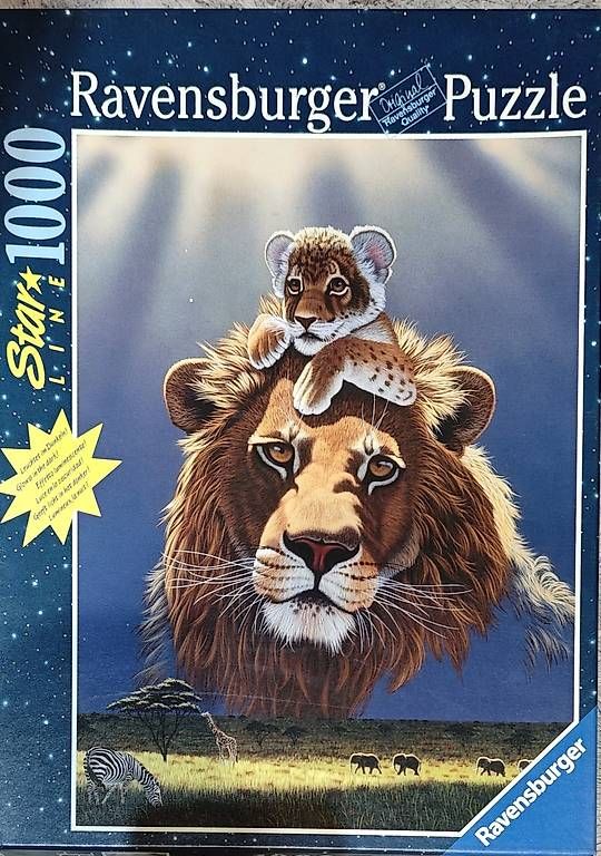 Puzzle: Puzzle löwe nachtleuchtend – Usato da Aesch BL venduto da desi1991
