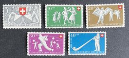Pro Patria  Sätze 1951-1953/1955/1957 ungebraucht mit Gummi