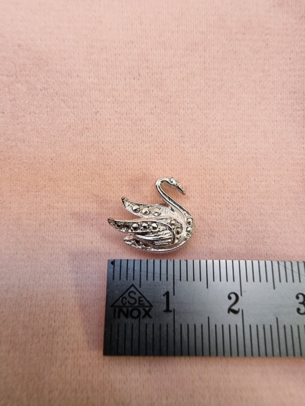 Statuette: Schwan  800er Silber – Usato da Helgisried venduto da zuegli.24 1