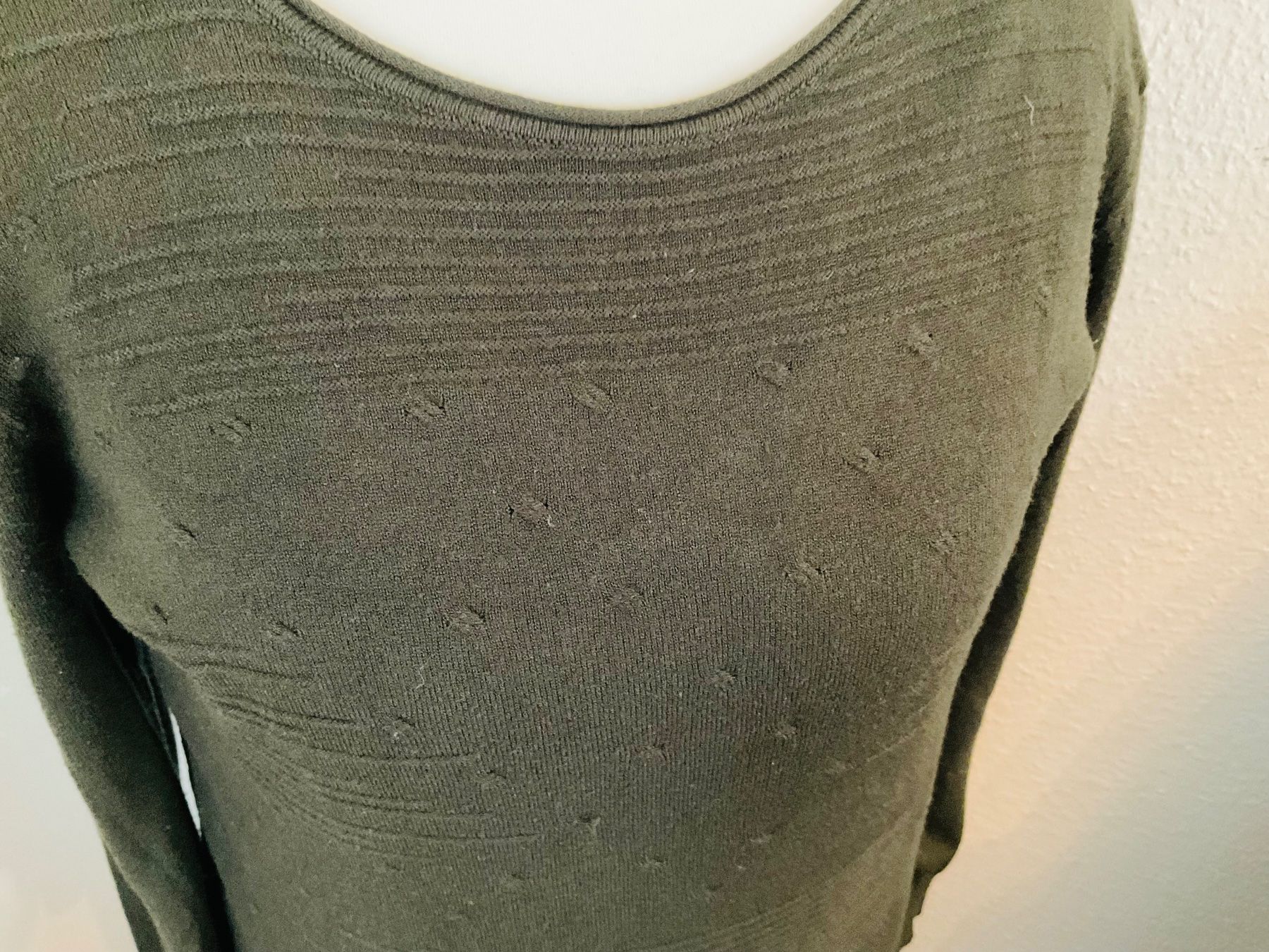 Pullover & Sweatshirts: Cadeau superbe pull X MAX en cachemire couleur olive, t. L – Gebraucht aus Genève von Mazelyne 3