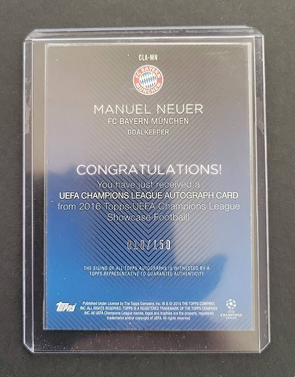 Sammelbilder & Trading cards: Panini Manuel Neuer autogramm – Neu und originalverpackt aus Zürich von mag_y68h 1