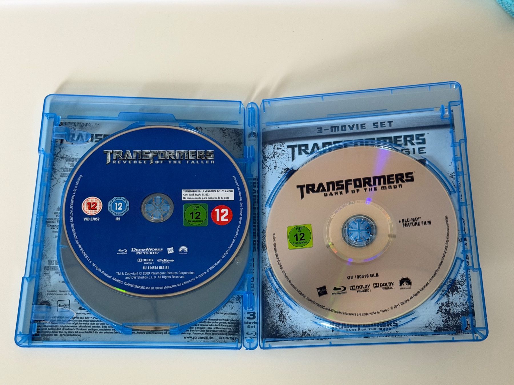 Tutti i DVDs: Transformers Trilogie - Blu-ray Filme - Top Zustand! – Nuovo (secondo la descrizione) da Altstätten SG venduto da sheamus 2