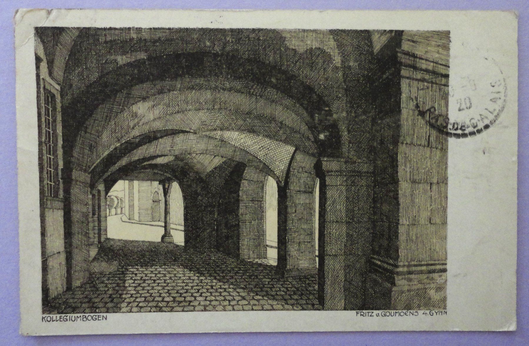 Cartoline postali: Aus Alt-Luzern - Kollegiumbogen – Usato da Fétigny venduto da Billy2miny