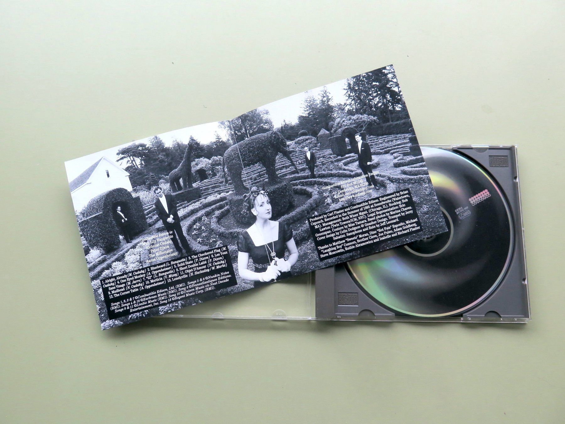 CD: (p) CD COMBUSTIBLE EDISON: Schizophonic! 1996 – Usato da Bern venduto da Balzamico 2