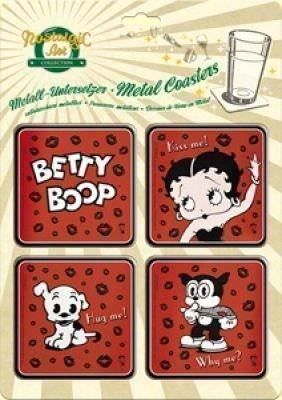 Untersetzer: Metall-Untersetzer - Betty Boop – Neu und originalverpackt aus Ennetbürgen von open24shop