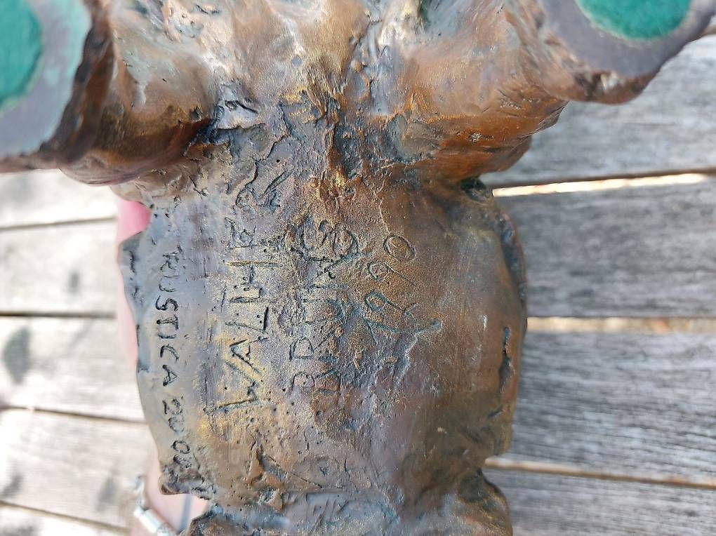 Figuren: Bronze-Nashorn-Skulptur, signiert - Rustica 2000 – Gebraucht aus Weinfelden von Mustang422 2