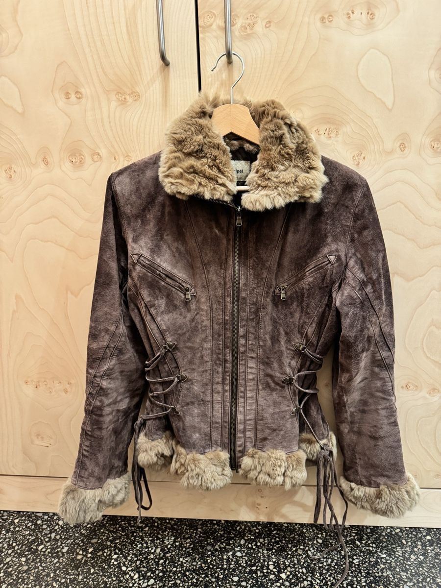 Giacche: Brown suede fur vintage jacket size S-M – Usato da Zürich venduto da gva_r9gs 3