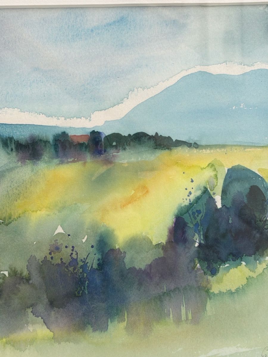 Dipinti: Gilbert Hennin, Aquarell, Landschaft. – Usato da Biberist venduto da Momo33 1