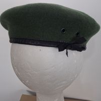  Militärbaskenmütze aus Wolle der Marke Bamberger