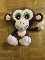Peluche Singe Marron Yeux Brillants - Cadeau d'hiver!