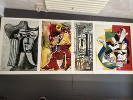 Originale 4 x Meisterwerke von Picasso Granlitograpien