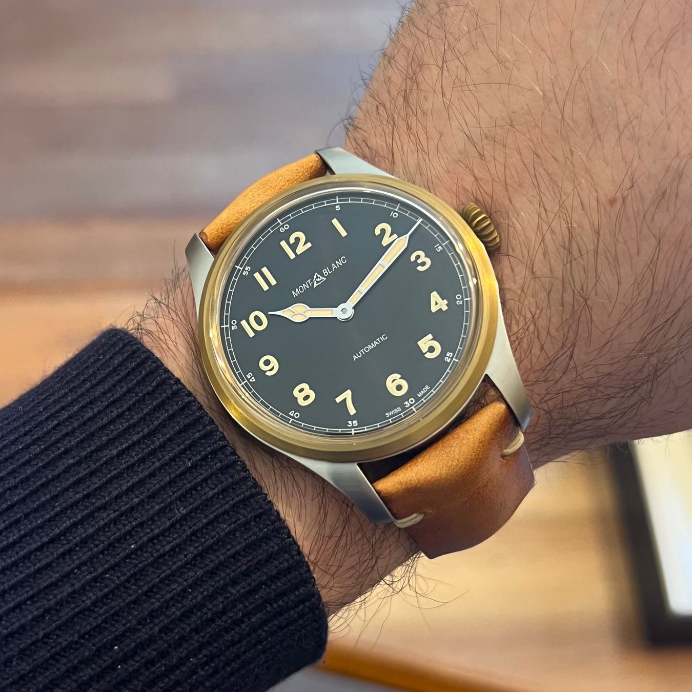 Montblanc Uhren: FLASH SALE Montblanc 1858 Automatic Full Set MB116241 – Gebraucht aus Carouge GE von Watchaser 3