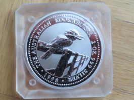 Silber Kookaburra Münze 1998 / 2 Oz. Silber Australien