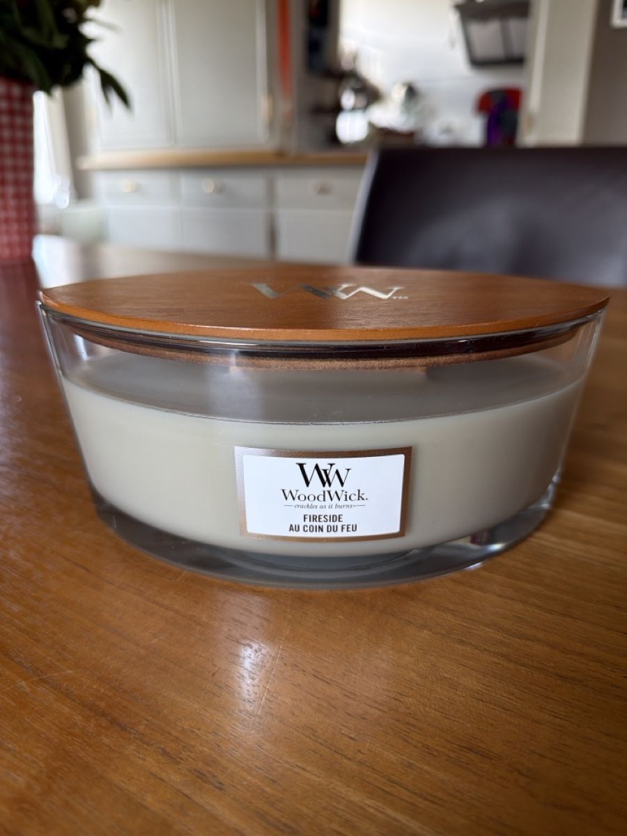 Woodwick Candele: Woodwick Kerze Fireside 453.6g – Nuovo e nell'imballaggio originale da Küsnacht ZH venduto da Laurence50