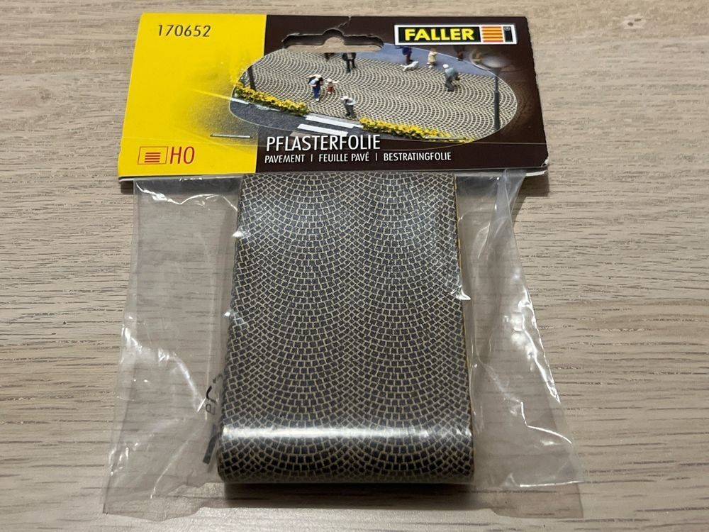 Faller Modelleisenbahnen: Faller 170652 Pflasterfolie H0 OVP NEU – Neu und originalverpackt aus St-Imier von foto2hand