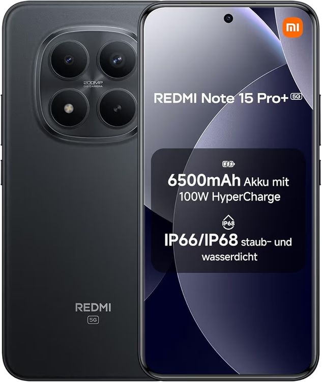 XIAOMI Redmi Note 15 Pro+ 5G, 12+512GB, 6500mAh, 200MP, (Neuf avec ...