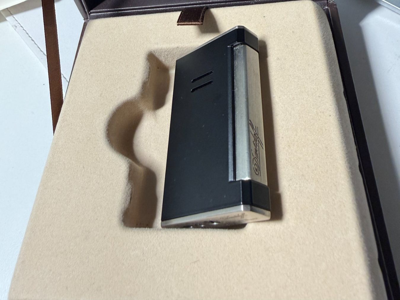 Davidoff Feuerzeuge: Davidoff Jetflame schwarz Palladium ST – Gebraucht aus Jona von Trader_57 1