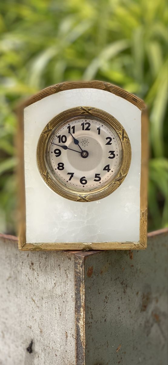 Junghans Orologi: Antike Junghans Jugendstil-Uhr (ca. 1910) – Usato da Winterthur venduto da Crazycorner 5