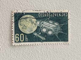 Cosmo und Space Theme Briefmarke