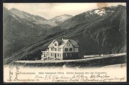 Furkastrasse /Ursernthal, Blick auf das 