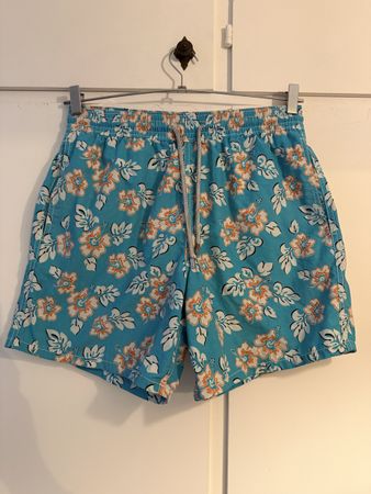 Vilebrequin costume da bagno estate taglia L, fiori blu aran