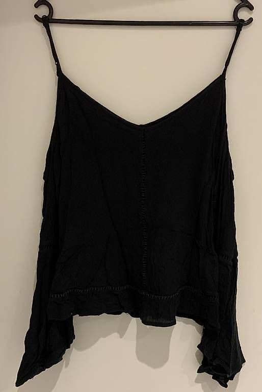 Camicette: Schwarze Bluse mit Blumen, Grösse XS – Usato da Stans venduto da carina_123 1