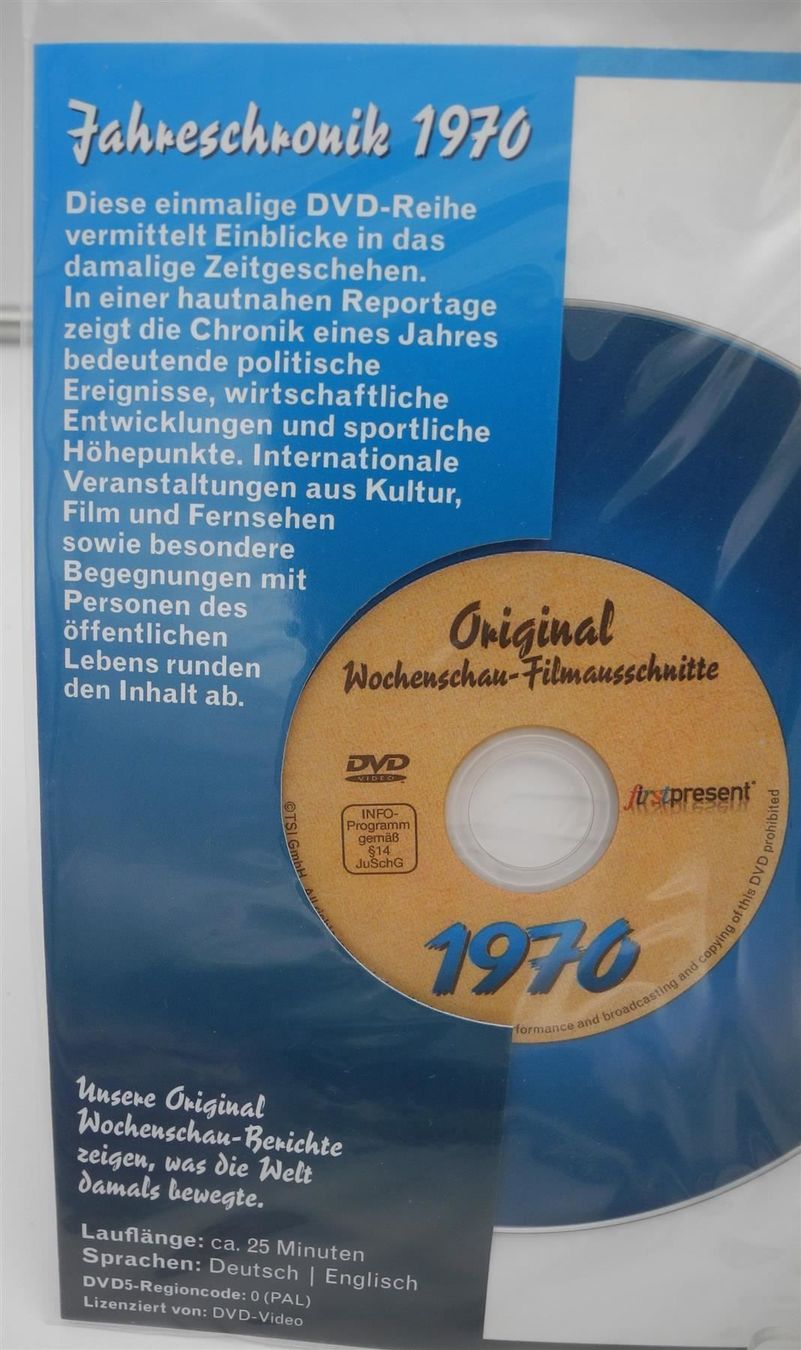 Karten: Geburtstagskarte mit CD, Jahr 1970 – Neu und originalverpackt aus Kottwil von Crazyrolf 2