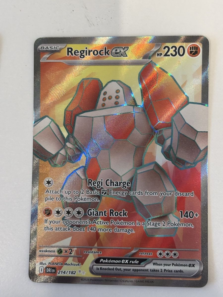 Pokémon Carte collezionabili: Carte Pokémon REGIROCK dri214 – Nuovo (secondo la descrizione) da lausanne venduto da helderj