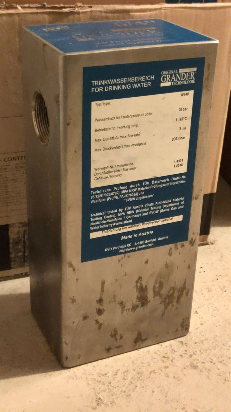 Sanitär: Grander Wasser Filter Wasserbelebungsgerät 6/4 – Gebraucht aus Widen von The_Queen 3