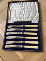Edles Vintage Buttermesser-Set, 6 Stk. im Originaletui